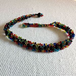Artisan Handcrafted Colorful Tiny Seed Beads Bracelet 7-7.5 inch Adjustable